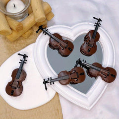 Women's Guitar & Violin Hair Clip Set - Musical Instrument Bangs Clip