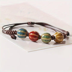 Ethnic Retro Love Ceramic Bracelet