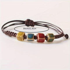 Ethnic Retro Love Ceramic Bracelet