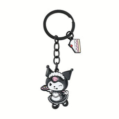 Anime Girl Keychain Metal Pendant Ladies Key Ring Gift