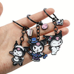 Anime Girl Keychain Metal Pendant Ladies Key Ring Gift