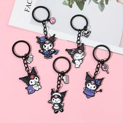 Anime Girl Keychain Metal Pendant Ladies Key Ring Gift