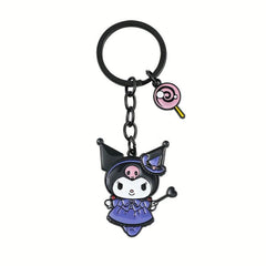 Anime Girl Keychain Metal Pendant Ladies Key Ring Gift