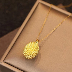 Small Durian Necklace Fruit Necklace For Women Girls
