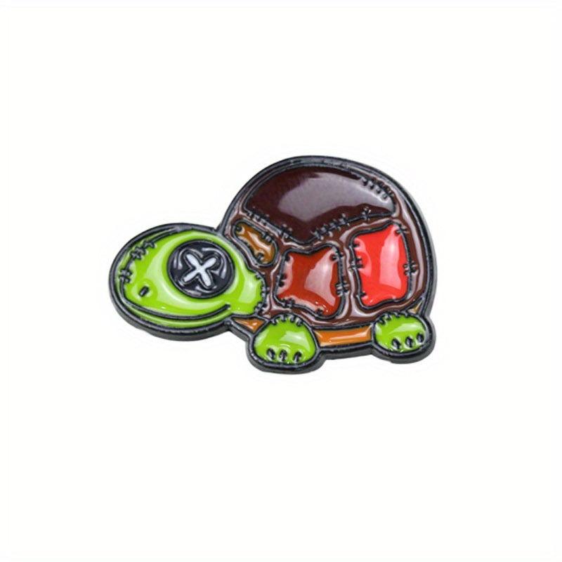 Animal Brooch Lapel Pin 1pc Cartoon Alpaca Lion Turtle Sheep Gift Boys & Girls