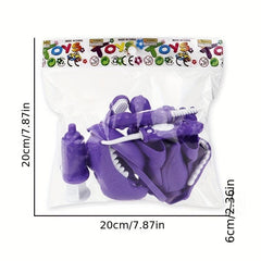 10pcs Dinosaur Brushing Teeth Toys Role Play Set