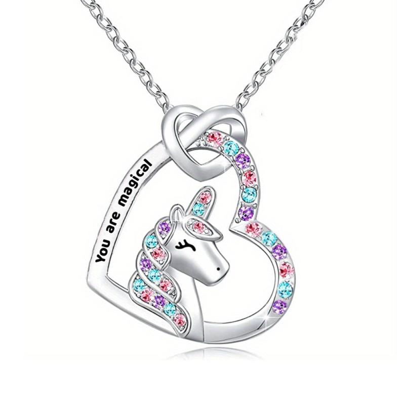 Unicorn Children's Pendant Necklace Birthday Holiday Gift