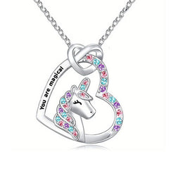 Unicorn Children's Pendant Necklace Birthday Holiday Gift