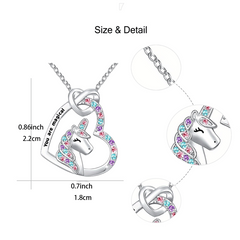 Unicorn Children's Pendant Necklace Birthday Holiday Gift