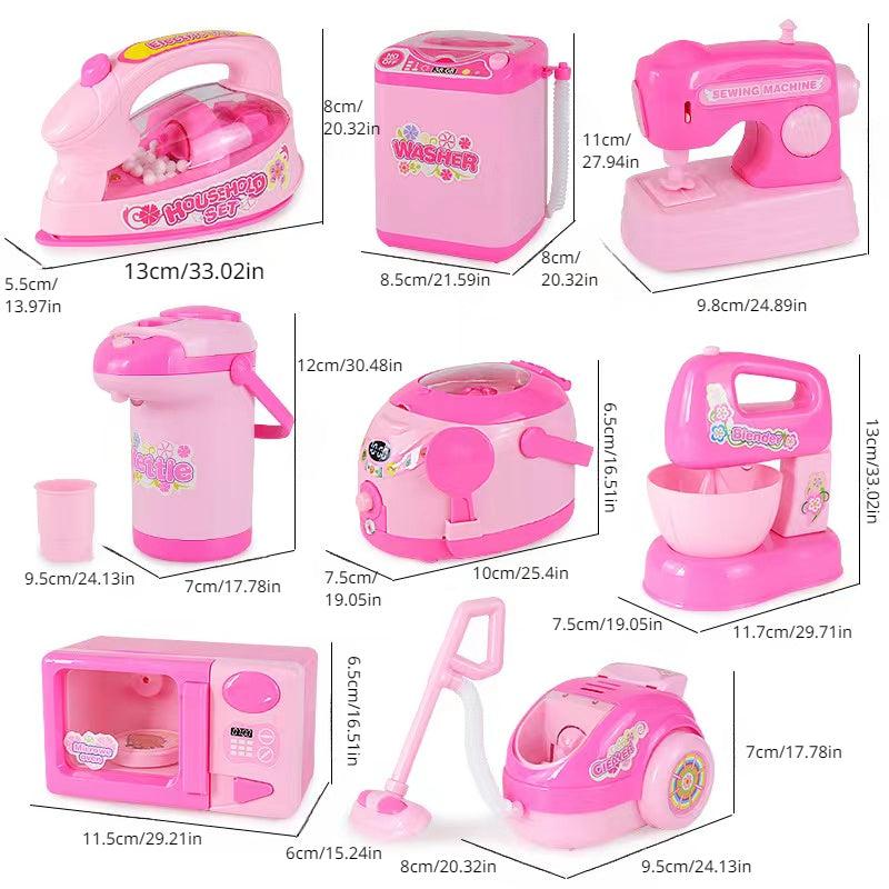 Mini Household Appliances Kitchen Toys for Kids Pretend Play