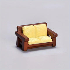 Vintage Solid Wood Sofa Furniture Resin Ornaments