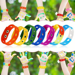 Adjustable Silicone Wristbands Ideal Birthday Gift for Kids
