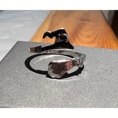 Retro Witch Hat Adjustable Party Ring Halloween Accessory