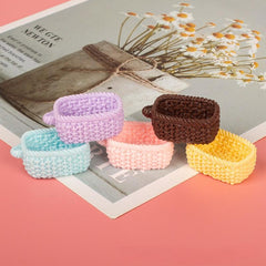 Colorful Macaron Dollhouse Bun Keychain & DIY Hair Accessories