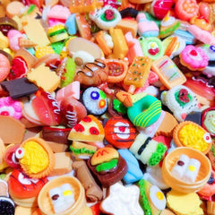 Dollhouse Crafts Realistic Simulation Kitchen Food Play Resin Jewelry Value Pack