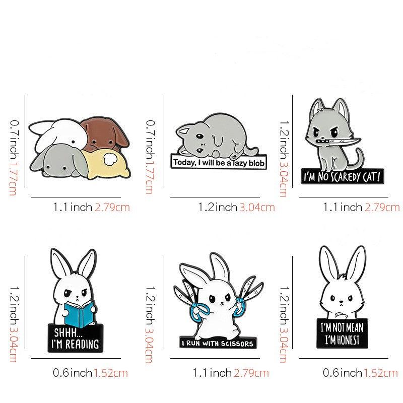 Cute and Fun Animal Brooch Pin for Outfit