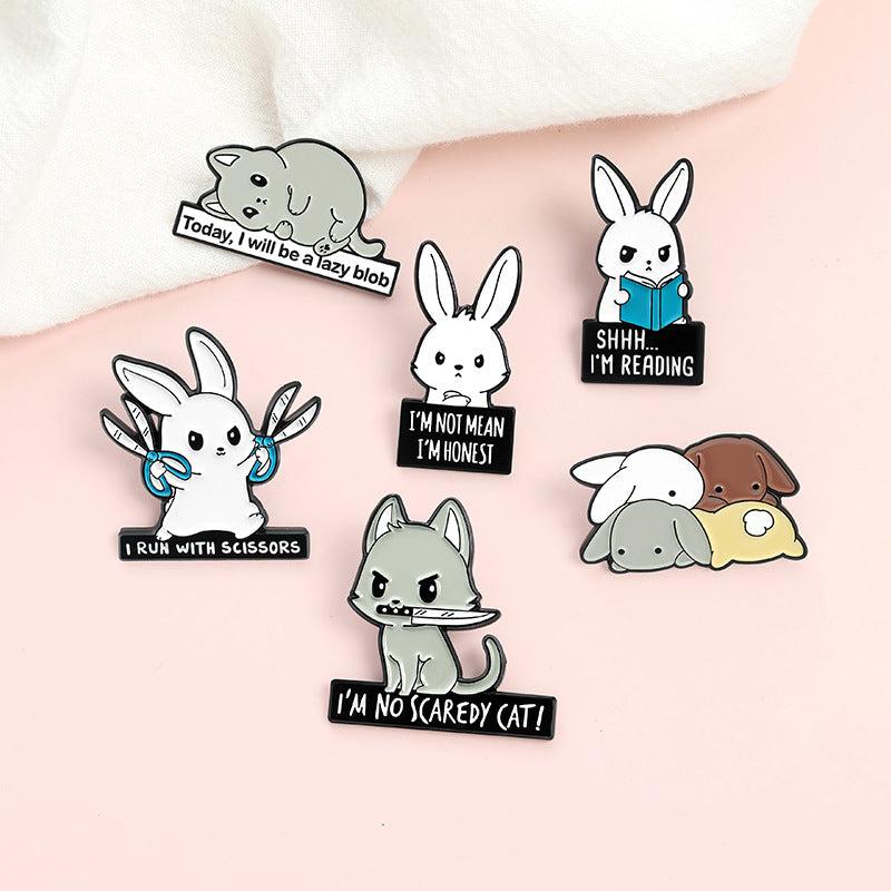 Cute and Fun Animal Brooch Pin for Outfit