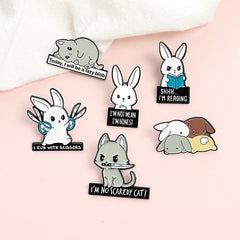 Cute and Fun Animal Brooch Pin for Outfit