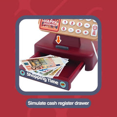 Cash Register Pretend Play Set with Scanner & Credit Card
