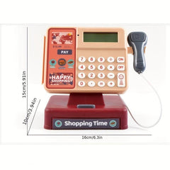 Cash Register Pretend Play Set with Scanner & Credit Card