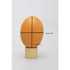 Wooden Egg Duck Toy, Realistic Simulation Tricky Food Play Set