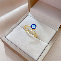 Adjustable Hand Jewelry Eye Ring