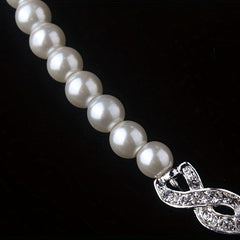 Bead Rhinestone Bridal Necklace Set Wedding Jewelry Accessories