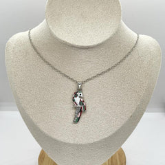 Parrot Pendant Necklace Cartoon Bird Jewelry Women's Accessories