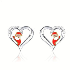 Women Santa Claus Love Ring Set Holiday Jewelry Gift