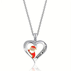 Women Santa Claus Love Ring Set Holiday Jewelry Gift