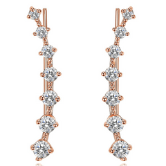 Sparkling Artificial Diamond Earrings for Women & Girls - Holiday Parties Gift
