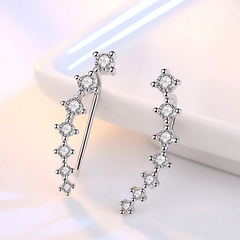 Sparkling Artificial Diamond Earrings for Women & Girls - Holiday Parties Gift