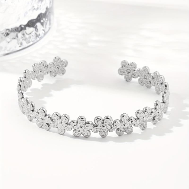 Custom Engraved Stainless Steel Bangle Bracelet