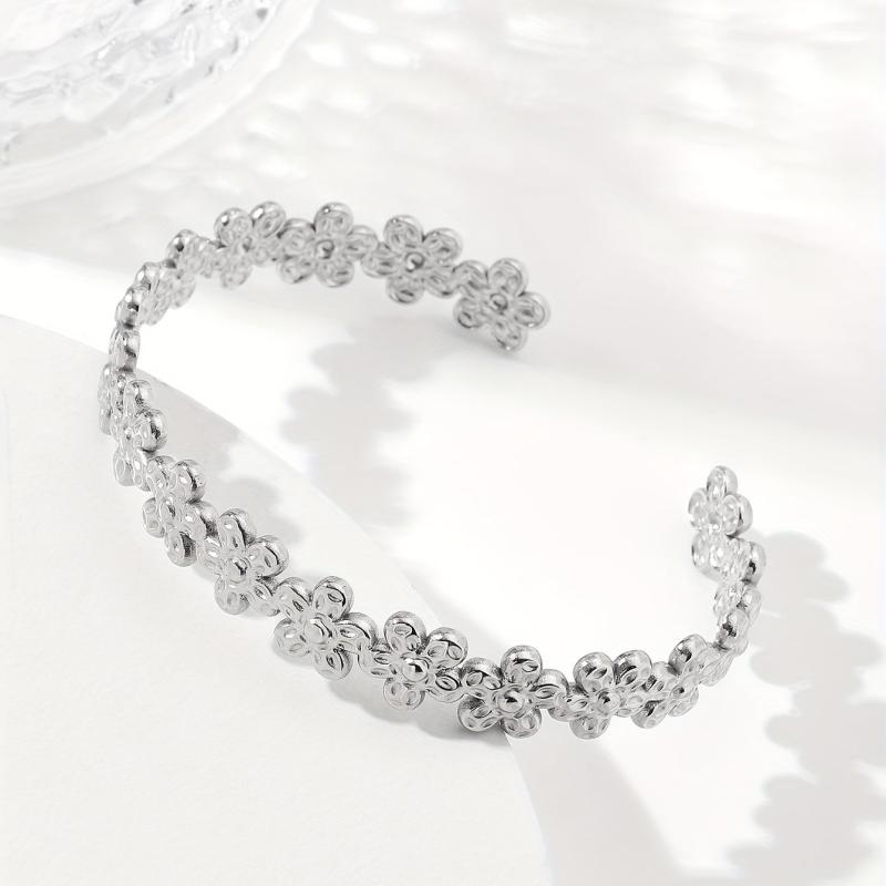 Custom Engraved Stainless Steel Bangle Bracelet