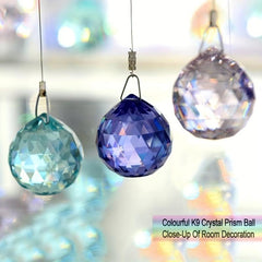 Mixed Crystal Ball Prism With Drilling Sun Catcher Rainbow Pendant Maker
