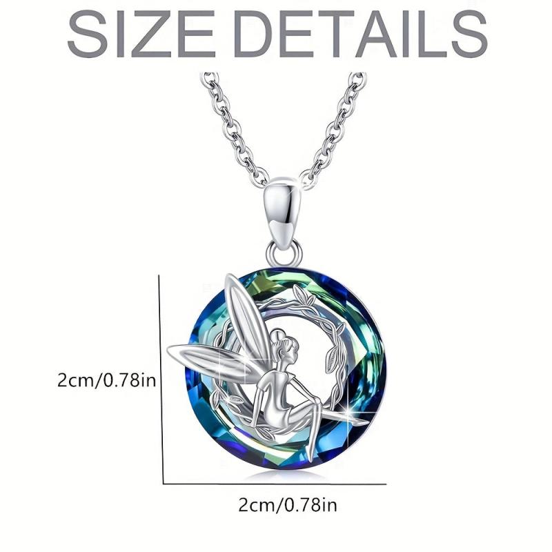 Fairy Pendant Necklace Girls Jewelry Gift