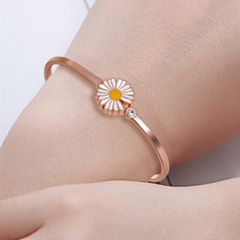 Daisy Bracelet Lady Adjustable Chrysanthemum Bracelet