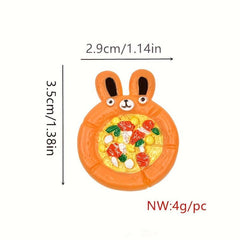 5pcs Simulative Food Play DIY Toys Cake Pizza Kitchen Toys Random Style