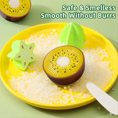 Kids Pretend Fruits Vegetables Cutting Food Toys
