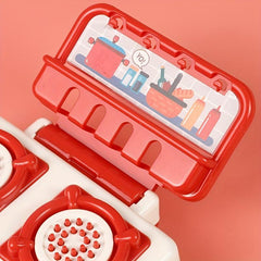 Kids Gas Stove & Mixer Set, Random Patterns & Colors