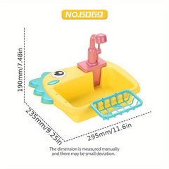 Dinosaur Dishwasher Play House Toy for Kids