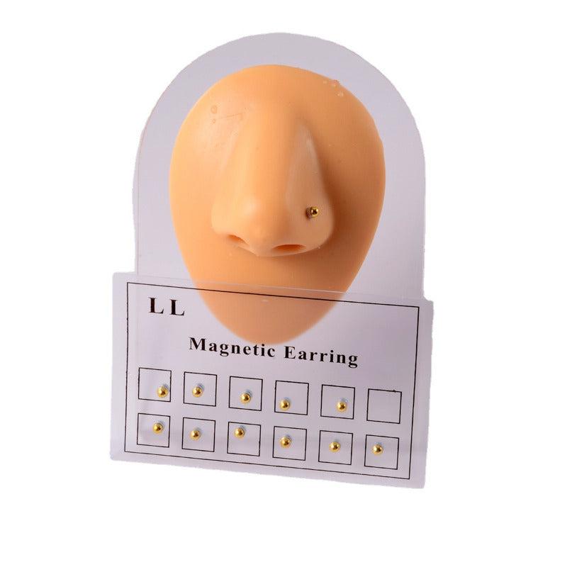 36 PCS Non Piercing Magnetic Nose Stud & Flap Earrings Jewelry