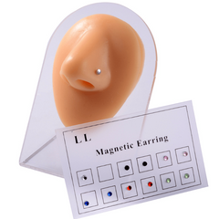 36 PCS Non Piercing Magnetic Nose Stud & Flap Earrings Jewelry