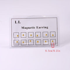 36 PCS Non Piercing Magnetic Nose Stud & Flap Earrings Jewelry