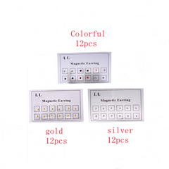 36 PCS Non Piercing Magnetic Nose Stud & Flap Earrings Jewelry