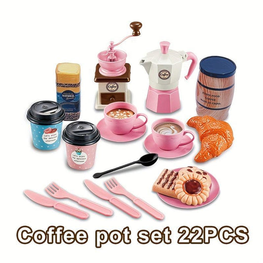 Kids Game Room Coffee Snacks Tea Set Toy