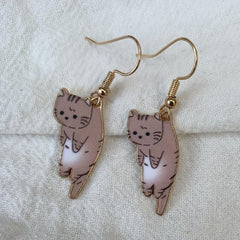 Cartoon Cat Ear Hook Earrings Jewelry Gift