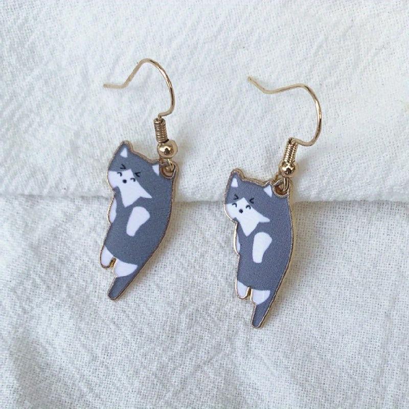 Cartoon Cat Ear Hook Earrings Jewelry Gift