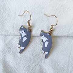 Cartoon Cat Ear Hook Earrings Jewelry Gift