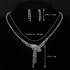 Stunning Rhinestone Bridal Jewelry Set for Weddings